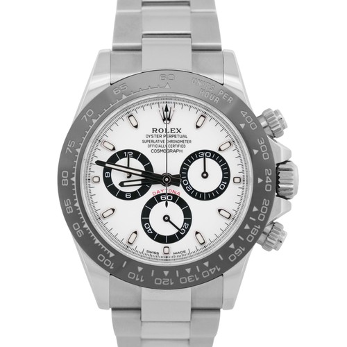 2023 PAPERS Rolex Daytona Cosmograph 40mm PANDA White Ceramic ...