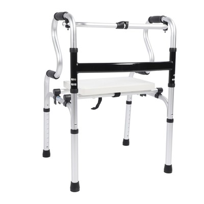 Folding Walker With Height Adjustable 396.8lb Weight Capacity Aluminum DON