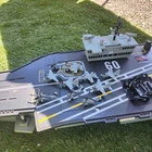 GI Joe U.S.S. Saratoga Aircraft Carrier W/ 6 Planes & 4 Heli's Fully Functional!