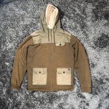 DC Wool Lined Jacket Khaki / Green. Warm Soft Jacket. Size, Large.