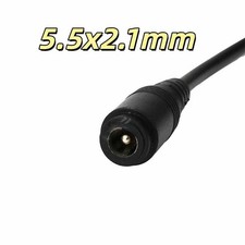 5.5x2.1mm Male Female DC Power Socket Jack Plug Wire Connector Cable CCTV LED