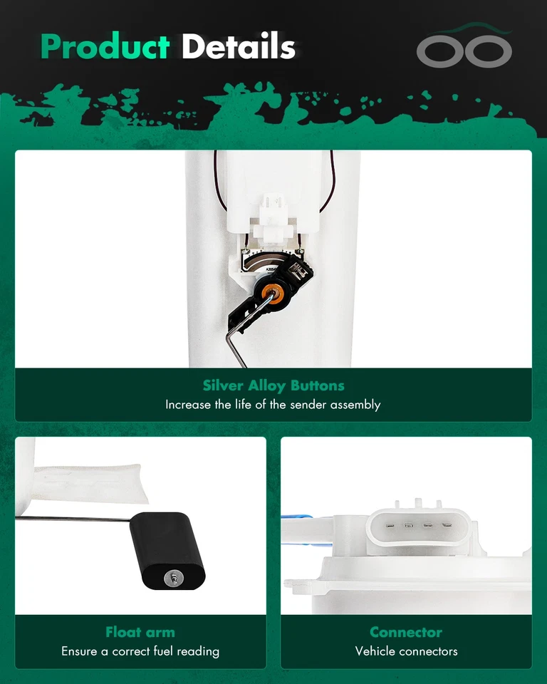 Топливный насос в сборе для 2000-2005 Chevrolet Impala Monte Carlo 3,4 л 3,8 л - Изображение 3 из 4