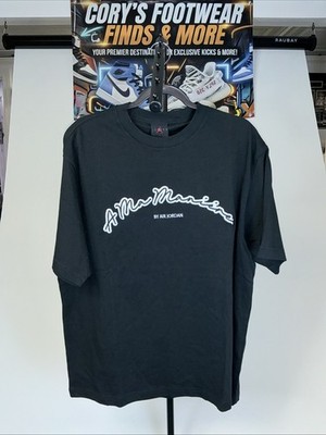 Air Jordan A Ma Maniere Short Sleeve T-Shirt Black FN0609-010 Men's Large