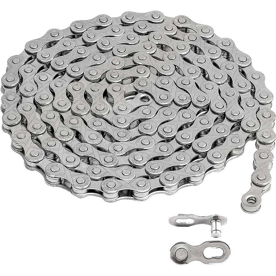 6/7/8 Speed Bike Chain 1/2 x 3/32 Inch 116 Links For Mountain Bike/Road Bike/BMX - Image 3 of 4