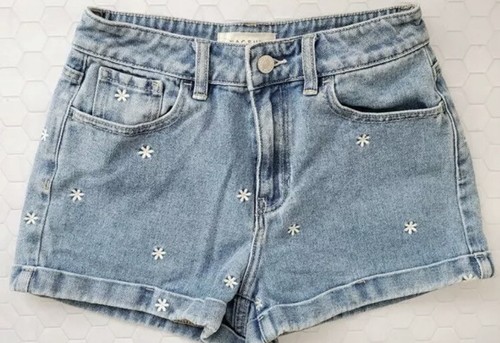 NWT Pacsun Size 23 XS Embroidered Daisy 