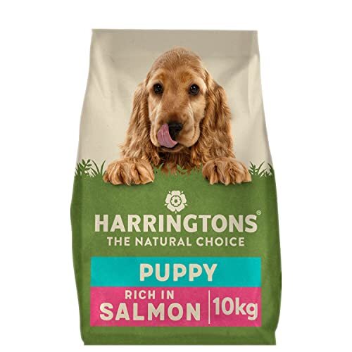 Harringtons Complete Dry Puppy Food Salmon & Rice 10kg - Made with All Natural - Picture 1 of 5