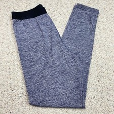 Fruit of the Loom Boys Active Pants sz L Navy Blue Slim Gym Fitness Core ZT33