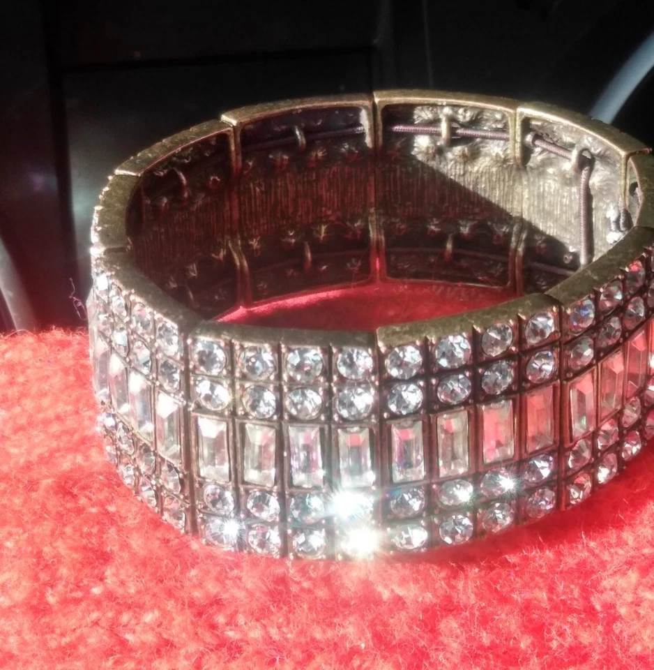 PULSERA VIVI LOVE CRISTAL GENUINO ELÁSTICO Foto 2 de 4