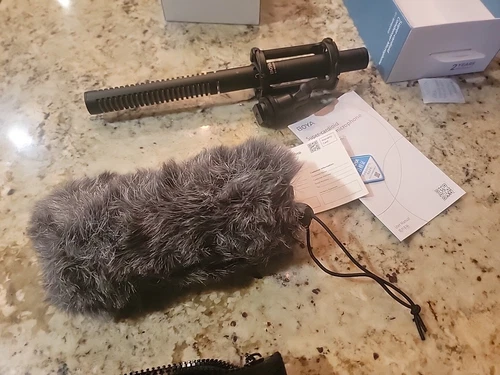 BOYA BY-BM6060 XLR Shotgun Microphone with Shockmount for Camera DSLR Video/Film