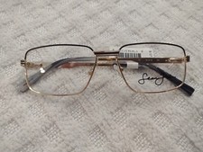 Sean John SJO5157 002 58-16-150 Black/Gold Eyeglass Frames