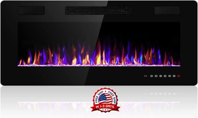 42'' Chimenea Electrica Calienta Sala De Estar Pared Dormitorio Casa EXCLUSIVO
