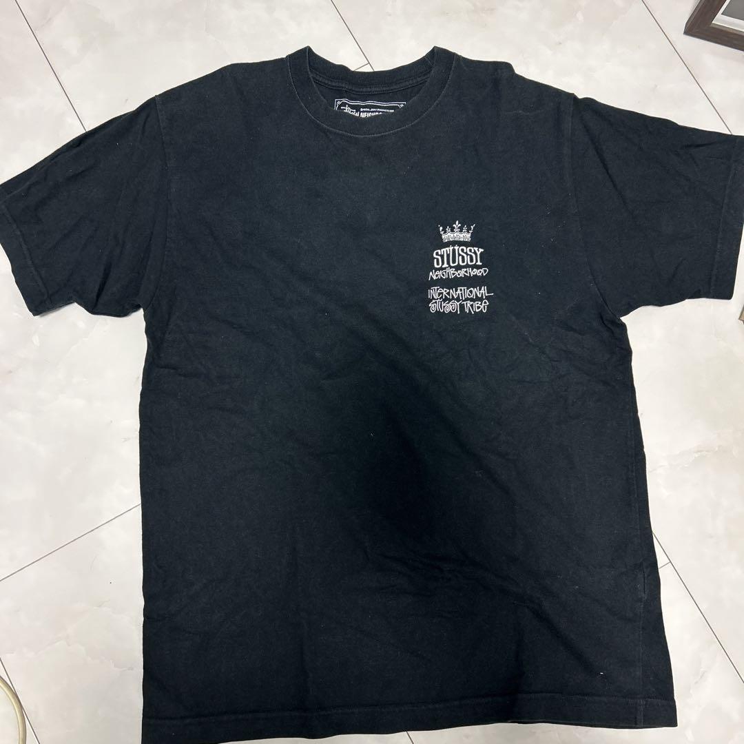 Super Rare OLD STUSSY✖NEIGHBORHOOD Collaboration T-shirt 80 90 | eBay