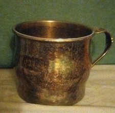 Community Silver Cup Indiana Antique US Silver-Plated Cups