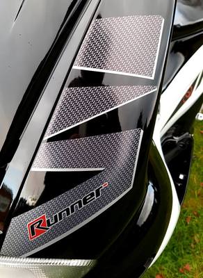 Gilera Runner Zig Zag Stickers, fl carbon, lightning, 621745, SP FX FXR VX  VXR | eBay