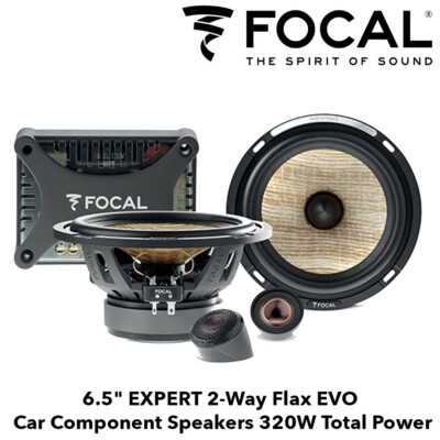 Focal PS165FXE 17cm 6,5'' EXPERT 2-Wege Flachs EVO Auto Komponenten Lautsprecher 320W Gesamt