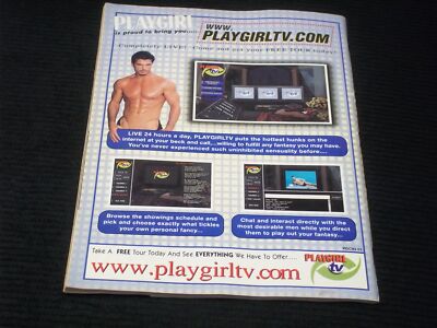 2000 APRIL PLAYGIRL MAGAZINE NICE COVER & CENTERFOLD - H 4445 | eBay