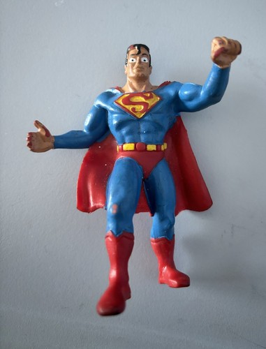 ✅ 1988 Figura Made In Spain DC Comics Superman PVC Figure Figurine 4" - Imagen 2 de 3