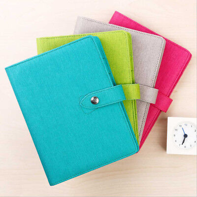A5 Size Loose Leaf Business PU Leather Diary Notebook Schedule Planner Organiser