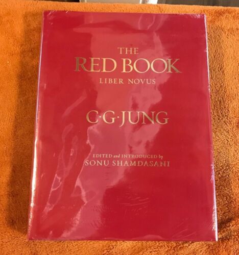 C.G. Carl Jung hardcover THE RED BOOK liber novus SEALED philemon '09 illus eng! - Afbeelding 1 van 7