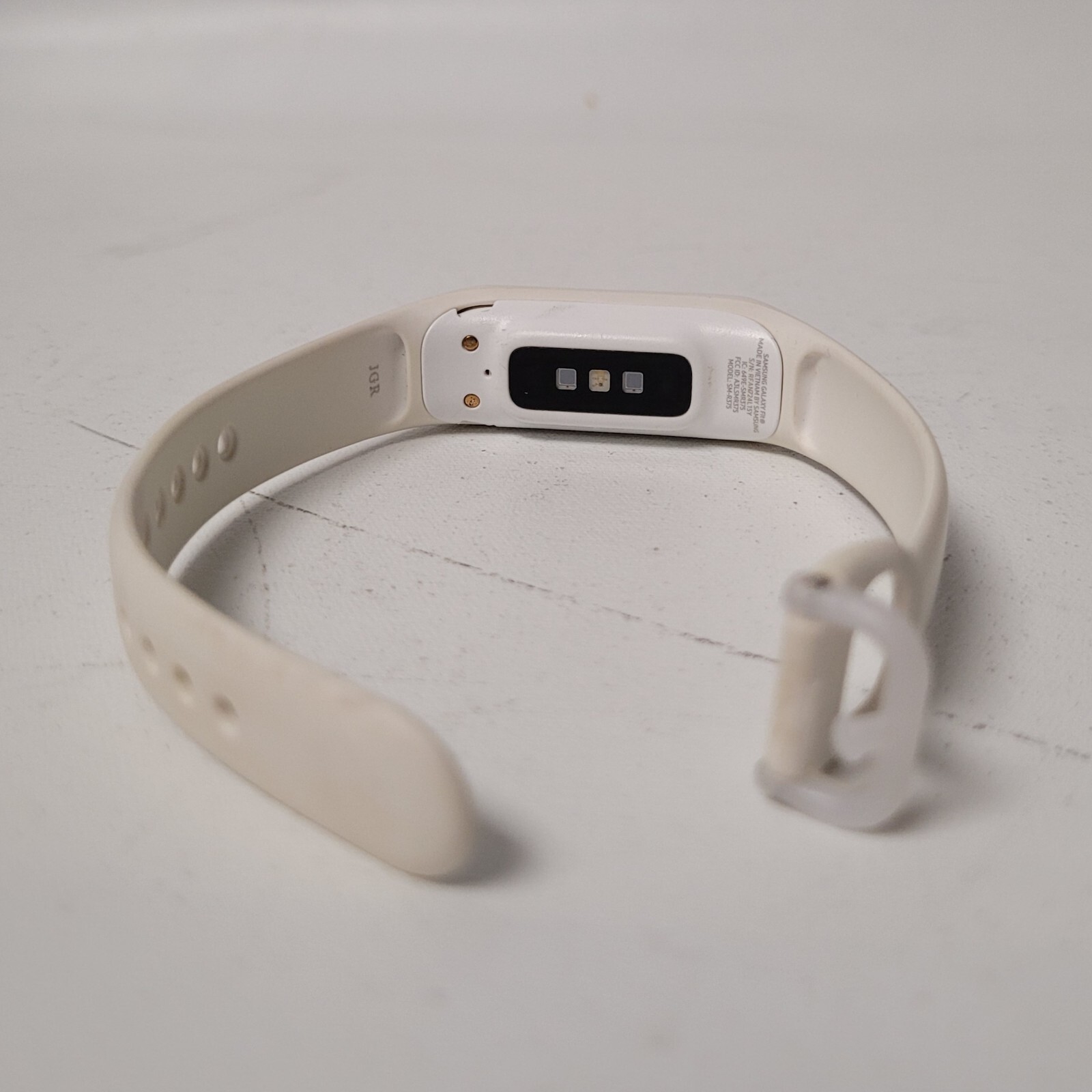 Samsung Galaxy Fit E SMR375 Smart Watch White Strap Tested