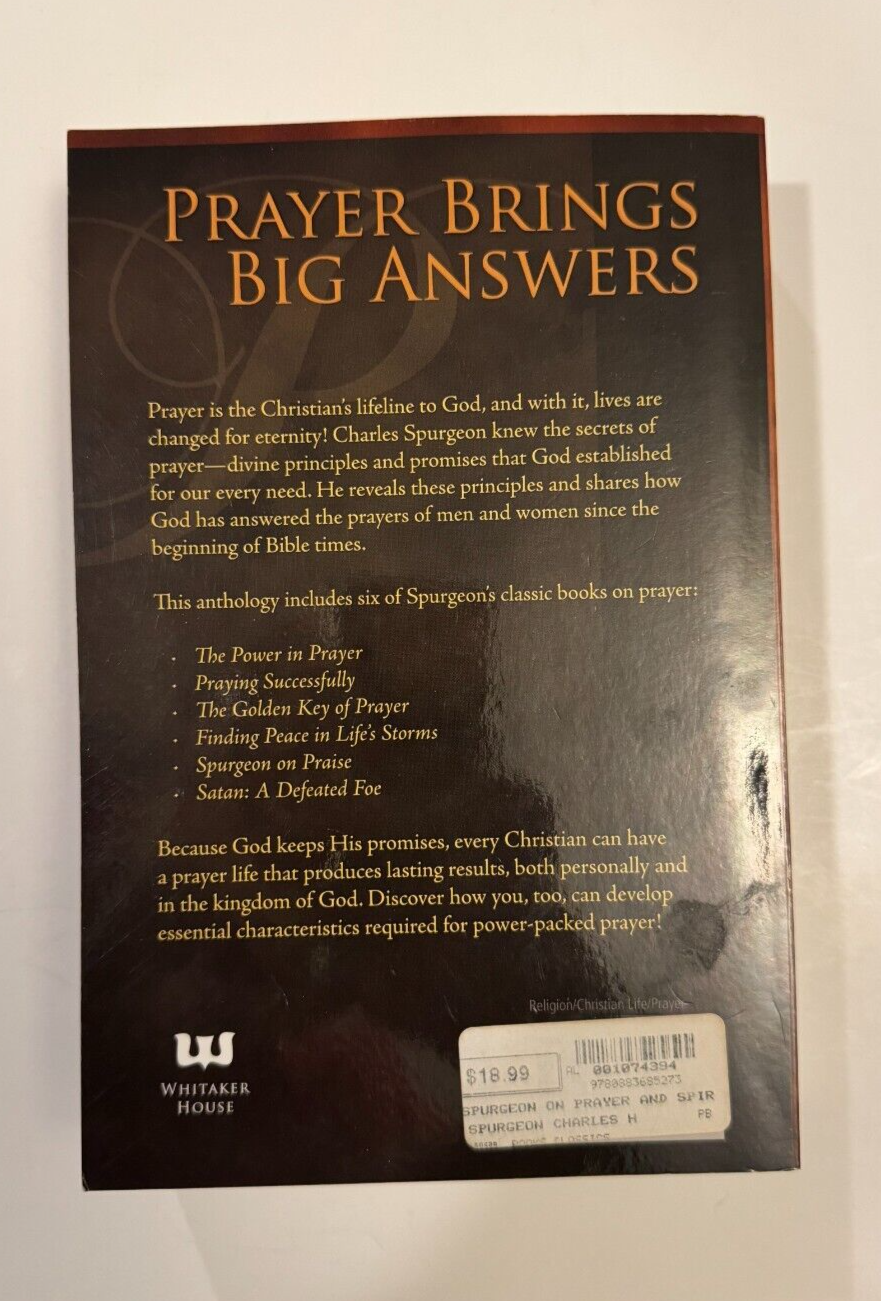 Spurgeon on Prayer and Spiritual Warfare Charles Spurgeon 9780883685273