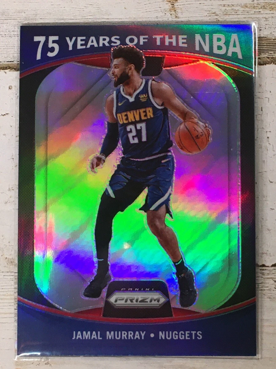 2021-22 Panini Prizm Jamal Murray 75 Years of the NBA Prizm #8 Denver Nuggets