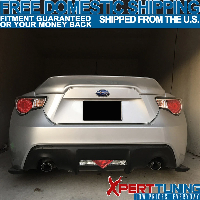 Fits 13-20 Scion FRS Subaru BRZ Toyota 86 TRD Trunk Spoiler Painted #D6S Silver - Image 2 of 4