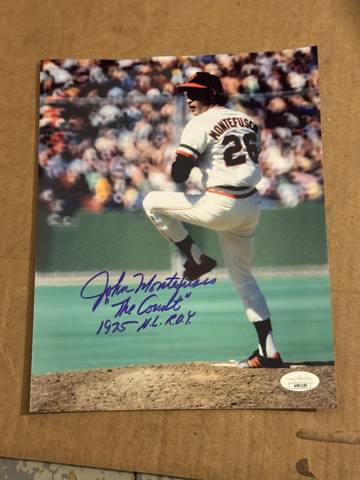 John Montefusco Autographed Signed The Count 8x10 JSA Authenticated Inscribed 