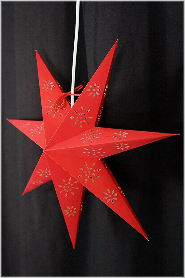 * Boho PARTY Lampion Ethno STERNLAMPE Lampenschirm GOA Laterne Psy Hippie STERN - Bild 3 von 3