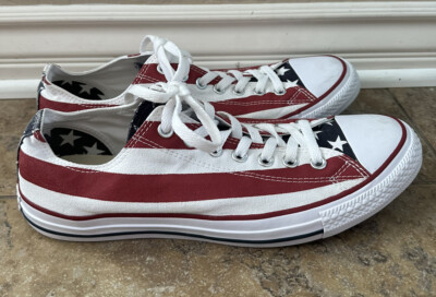 Converse Chuck Taylor All Star Low Americana Size 10.5 Blemish On shoes eBay