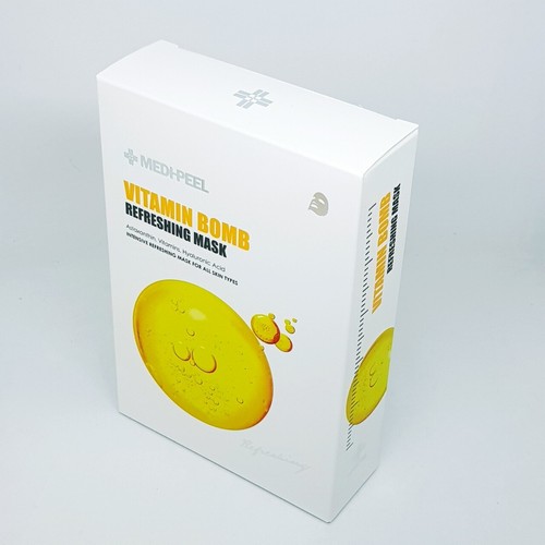 MEDI PEEL Vitamin Bomb Refreshing Mask Pack 25ml x 10pcs Moisturizing K-Beauty - Picture 5 of 5