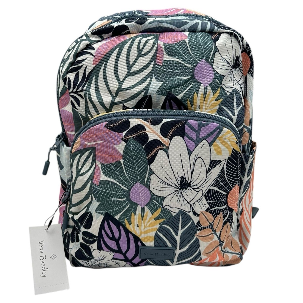 Vera Bradley Quilted Pastel Diamond Print Backpack in Mint, Pink & Lavender Vera Bradley Lavender Medallion Essential XL | Mercari main image 2