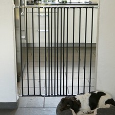 DOLLE Tierschutzgitter Metall T&uuml;rschutzgitter 62,5&ndash;106,8 cm ohne Stolperkante
