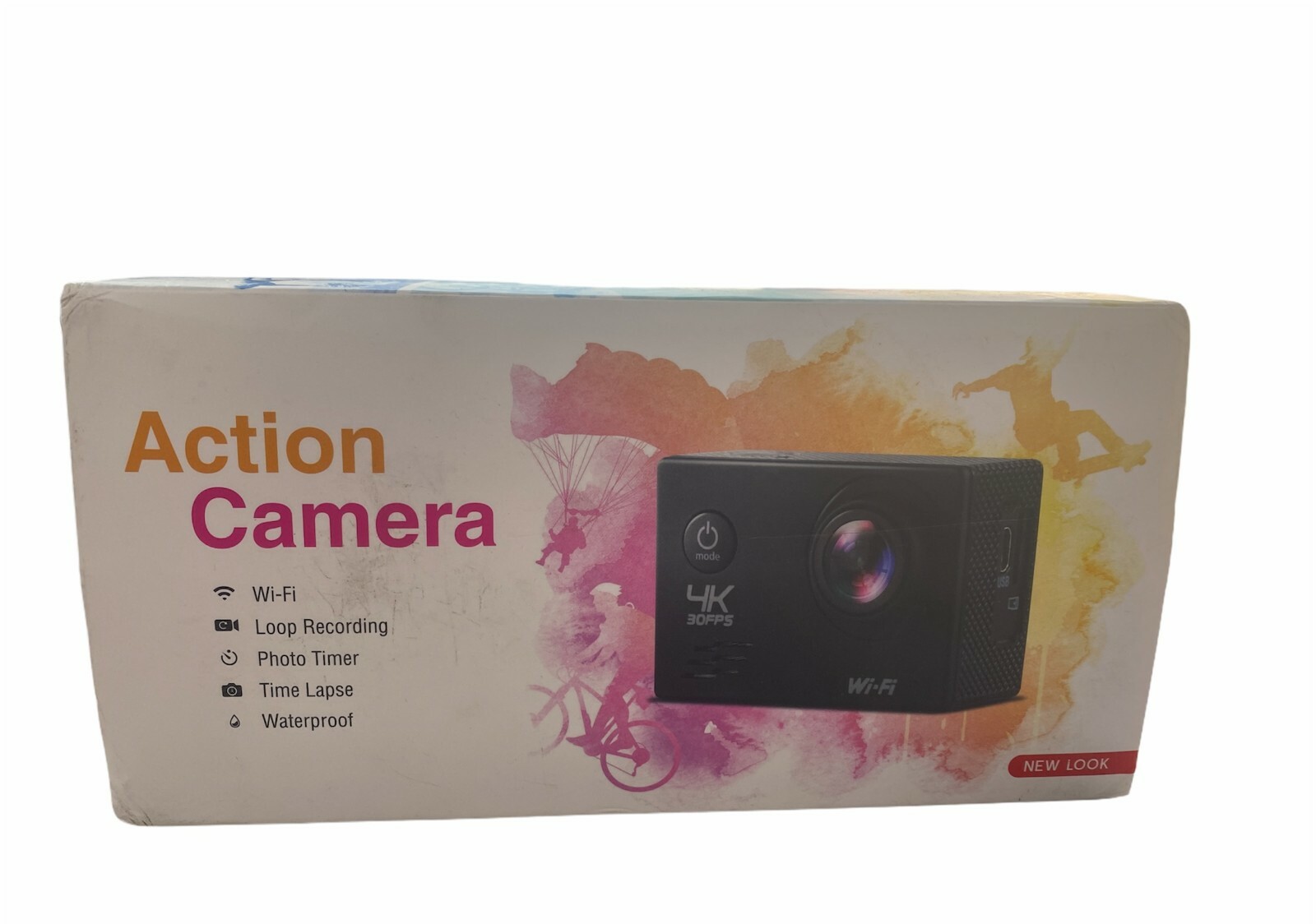 Portable Action Camera with Waterproof Housing-image