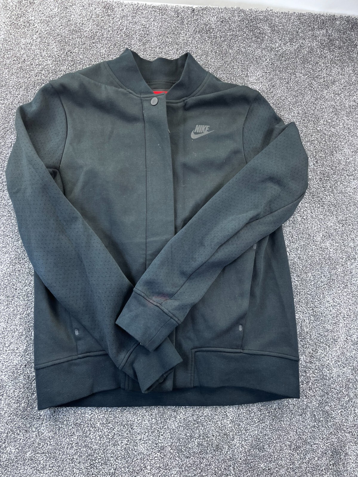 SACAI X NIKE Nike Destroyer Giacca Donna Extra Small Full Zip Tech Fleece Manica Lunga Nero