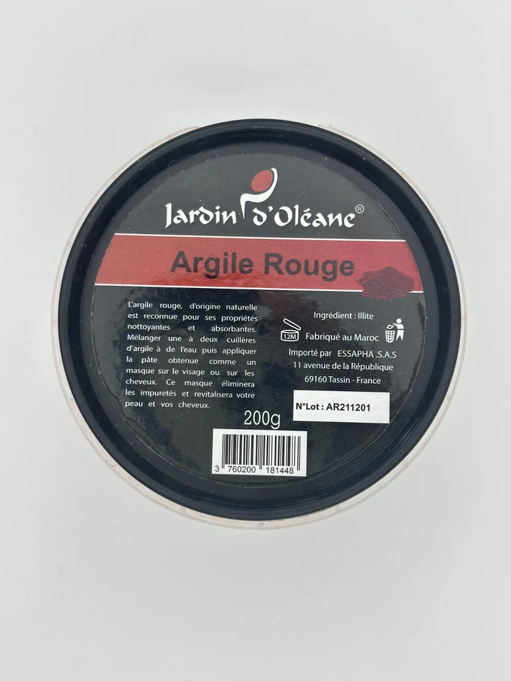 Moroccan Red Clay Powder From Jardin D'Olean -200g, 100% Natural Moroccan Clay - Image 2 of 4