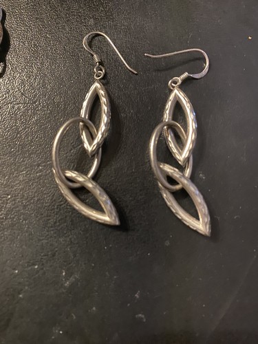 sterling silver RCI dangling earrings