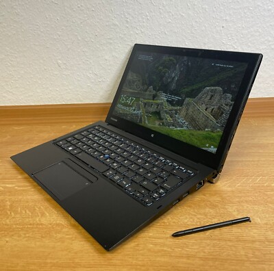 2-IN-1 TOSHIBA PORTEGE Z20t m5-6Y57 2,8GHz 8GB 256SSD DE-BACKLIT FHD-TOCH. STIFT