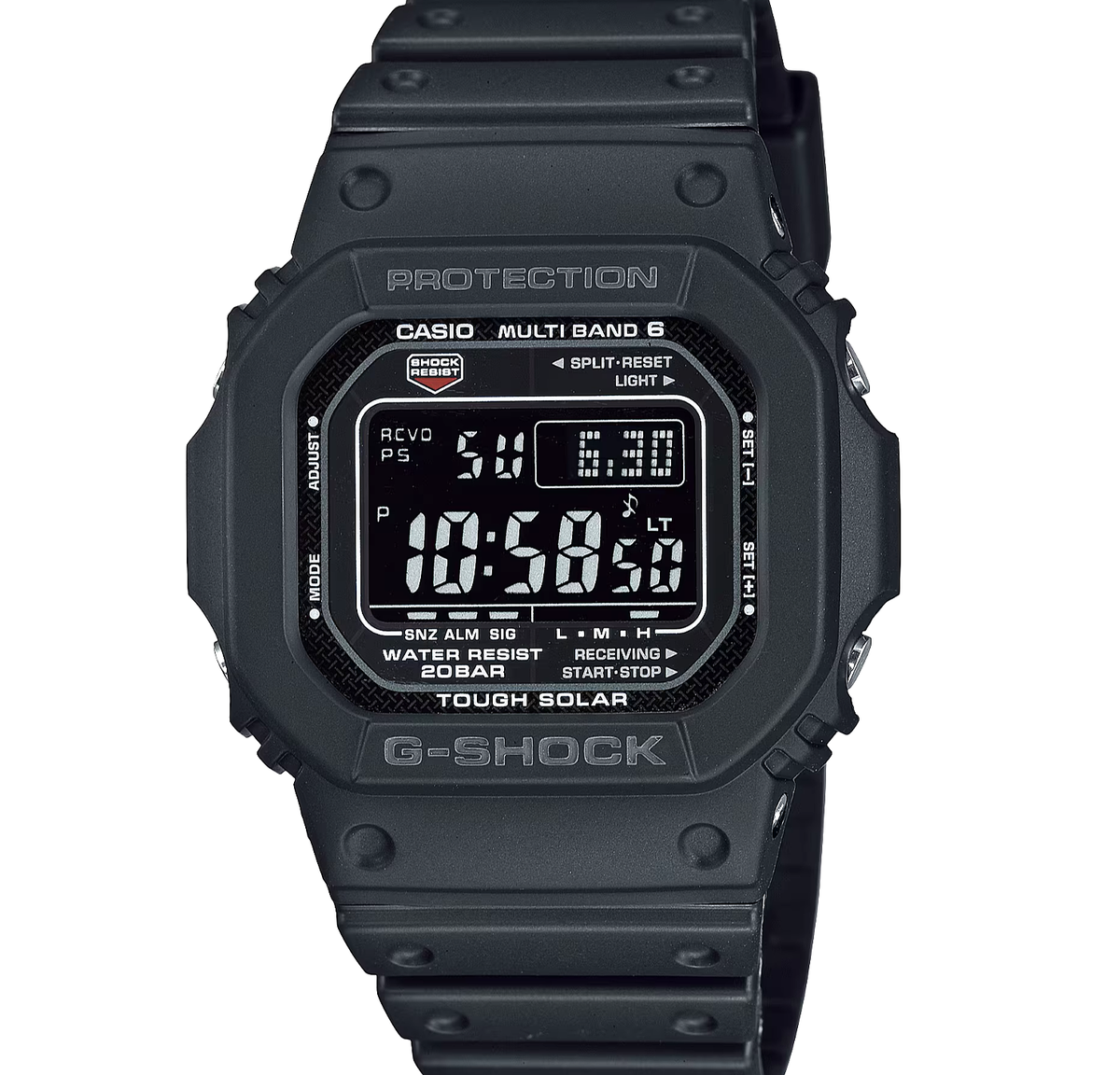 美品　稼働品　CASIO G-SHOCK GW-M5610 Casio G-Shock GW-M5610U-1BJF 43.2mm Black Polymer Case, Black