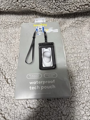 NEW Waterproof Phone Pouch Fits 6.7  Smartphone Touch Screen Friendly