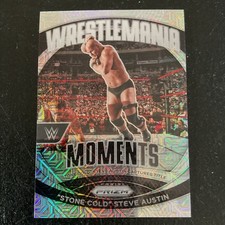 Panini Prizm WWE Wrestlemania Moments Stone Cold Steve Austin #7 /#22/25