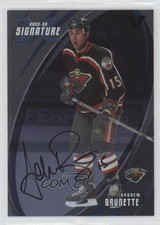2002-03 ITG Be A Player Signature Series Andrew Brunette #051 Auto xp6