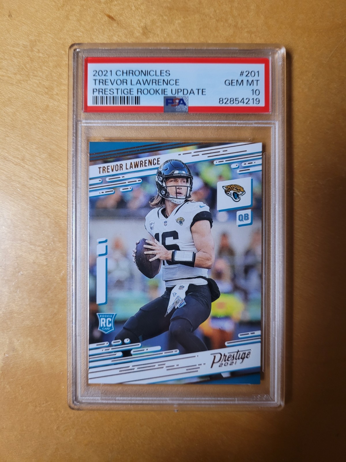 2021 Chronicles #201 Prestige Trevor Lawrence Rookie Card PSA 10 Gem Mint