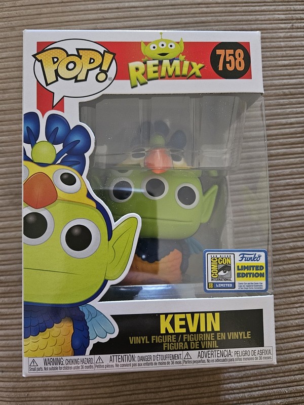 Funko Pop! Pixar Kevin Box Lunch San Diego Comic Con Exclusive #758, Unopened 