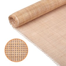 24" Width Natural Square Cane Webbing 5Feet, Rattan Webbing Roll for Caning P...