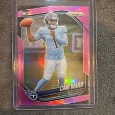 2025 Panini Prizm - Rookies Cam Ward #352 Pink Prizm (RC)