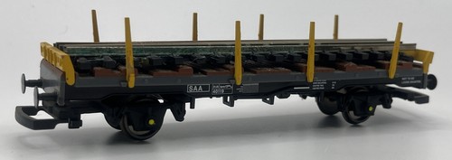 HORNBY OO GAUGE R6210A BR 45 TONELADAS GLW ACERO PORTADOR Y CARGA SA 40119 VAGÓN DE ESTACAS | Zustand: Used