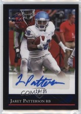 2021 Leaf Ultimate Draft 1992 Black Gold Navy 24/35 Jaret Patterson Auto 0e2x