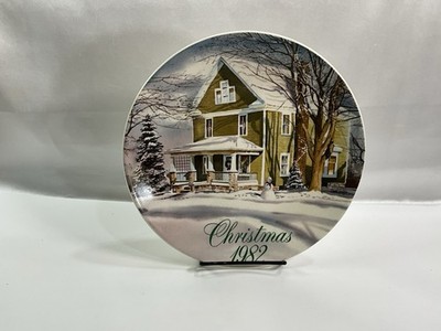 1982 Smuckers Christmas Collector Plate 85th Anniversary David Coolidge 8.75''