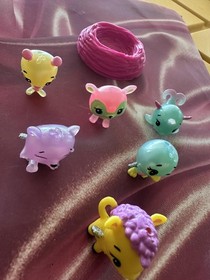 Hatchimals CollEGGtibles Figures Lot of 6 with Nest Spin Master Glitter Wings
